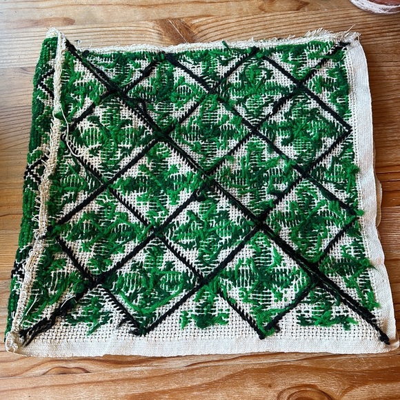 Vintage Wall Decor Vintage Needlepoint Fabricartwork Poshmark